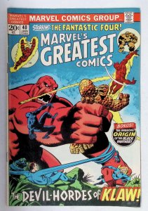 Marvel's Greatest Comics #40 (1973) Fantastic Four