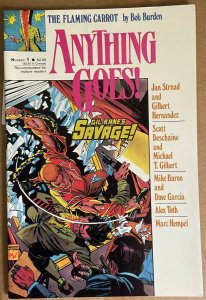 Anything Goes #1 (1986 Comic Journal) Flaming Carrot, Gil Kane Savage 