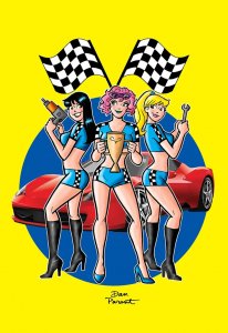 ARCHIE & FRIENDS HOT ROD RACING #1 DAN PARENT VIRGIN VARIANT W/NUMBERED COA NM.