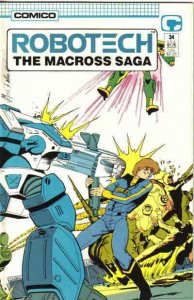 Robotech: The Macross Saga #34 FN ; COMICO