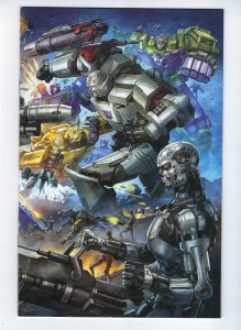 TRANSFORMERS Vs TERMINATOR #1 (2021) Alan Quah Wrap-Around Virgin Variant NM