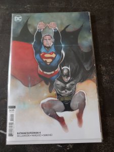 ​BATMAN SUPERMAN #4 VIRGIN VARIANT COVER FIRST PRINT DC COMICS