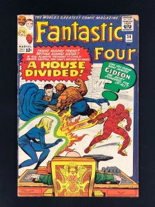 Fantastic Four #34 (1965) 1st Greg Gideon FF Pin-Up Kirby