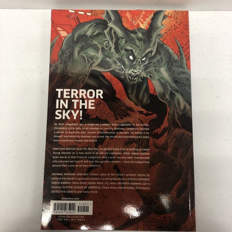 Batman Arkham Man-Bat (2017) TPB Terror In The Sky Adams•Ditko•Jones•Conway