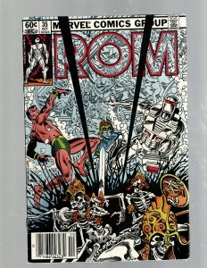 Lot of 14 ROM Marvel Comic Books #24 26 28 31 34 35 36 37 38 39 42 43 44 45 SB4