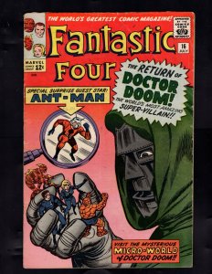 Fantastic Four #16 (1963) / Early Dr Doom Appearance / CR600-GA#1