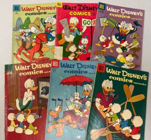 Walt Disney's Comics and stories reader lot of 10 cent cover price issues