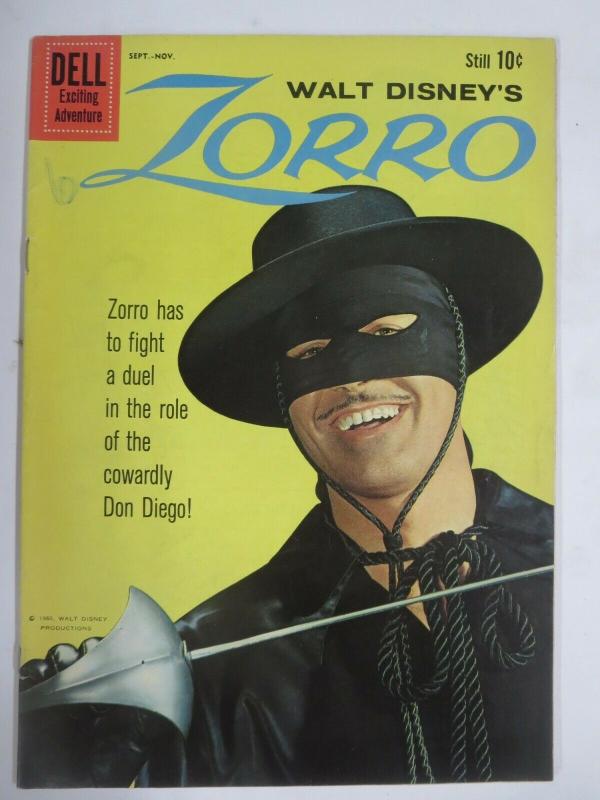 ZORRO #11 (Dell,9/1960) (FINE;F) Photo Cover! Walt Disney!