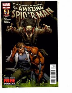 5 Amazing Spider-Man Marvel Comic Books # 686 687 688 689 690 1st Prints J269