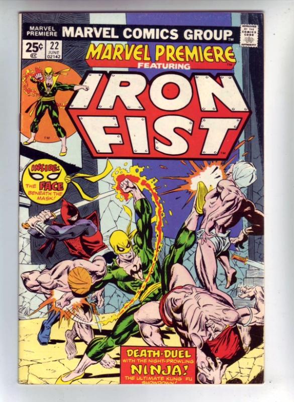 Marvel Premier #22 (Dec-74) VF/NM- High-Grade Iron Fist