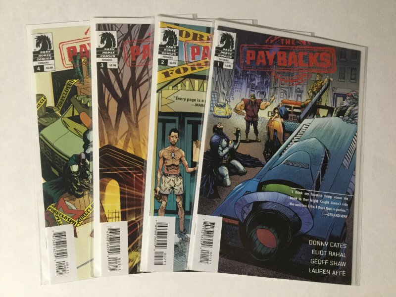 The Paybacks 1-4 1 2 3 4 Lot Nm Near Mint Dark Horse