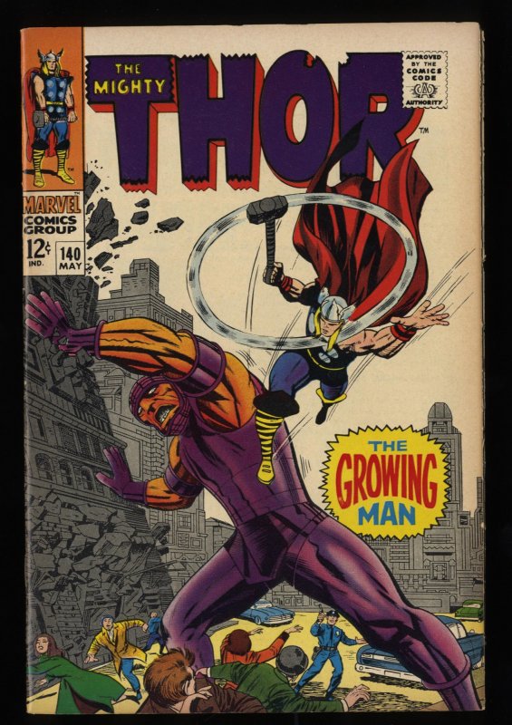 Thor #140 VF+ 8.5 Marvel Comics