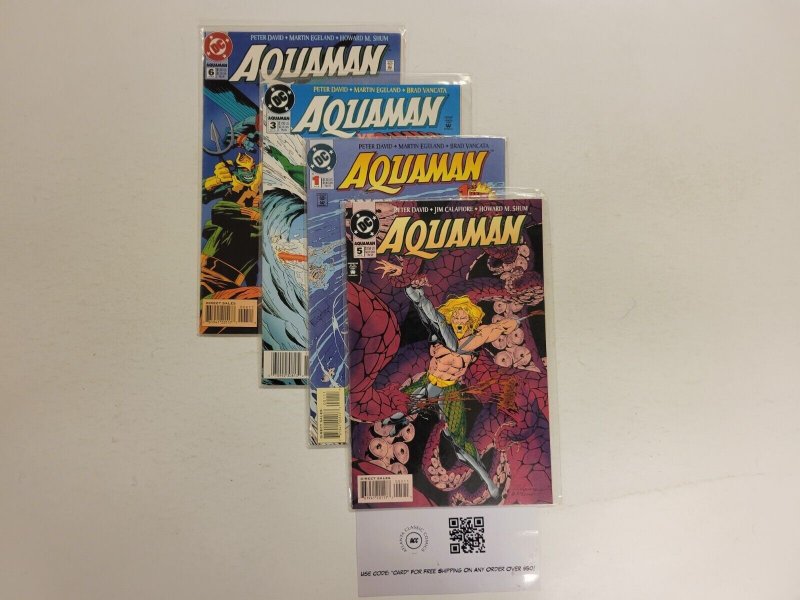 4 Aquaman DC Comic Books #1 3 5 6 76 LP6