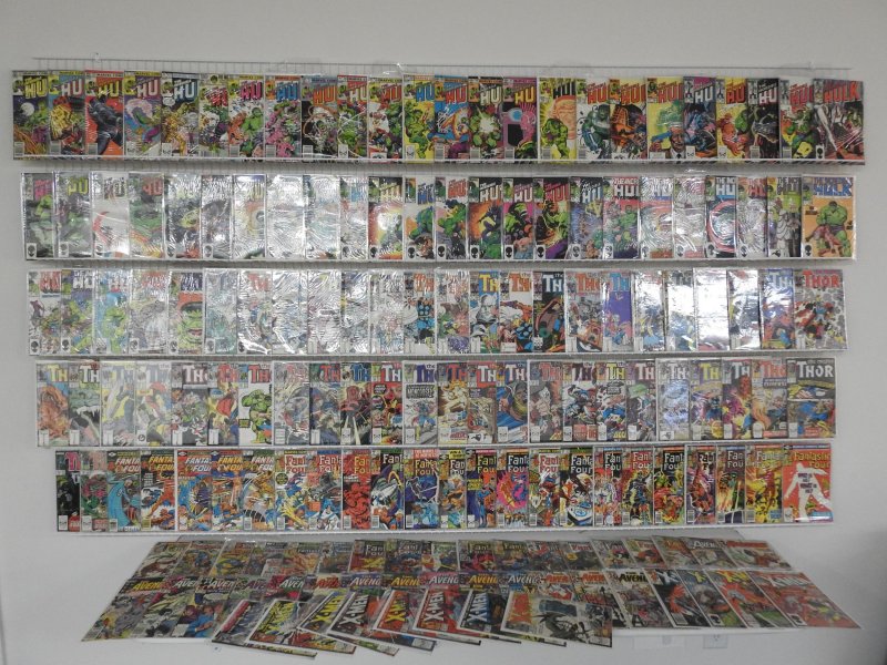 Huge Lot 160+ Comics W/ Hulk, Thor, Fantastic Four, Avengers, X-Men! Avg VF- !