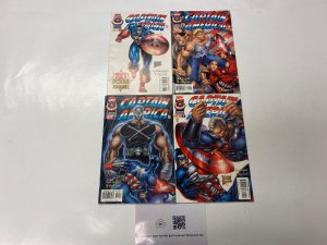 4 Captain America MARVEL comic books #1 2 3 4 62 KM15