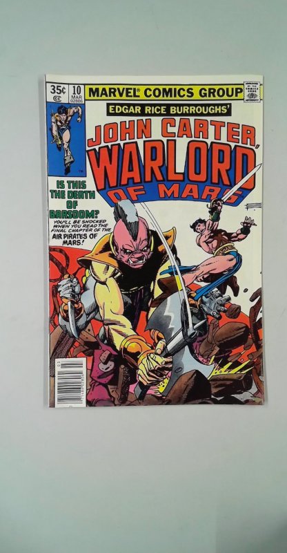 John Carter Warlord of Mars #10 (1978) FN