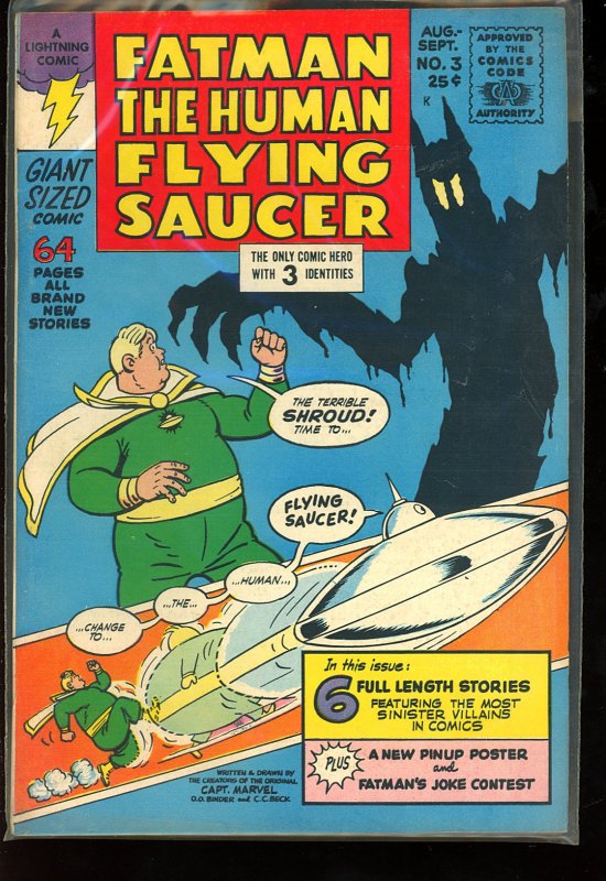 Fatman the Human Flying Saucer #3 (1967)