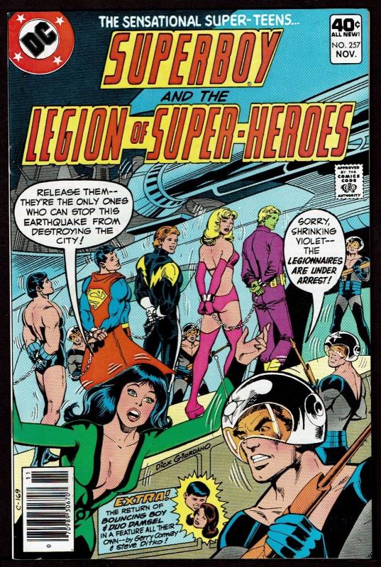 Superboy & the Legion of Super-Heroes #257 (Nov 1979, DC) VF/NM