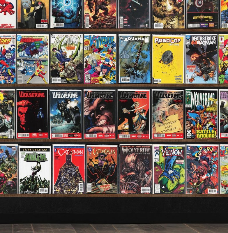 Huge Lot 150+ Comics with Wolverine, Action Comics, Superman & More!