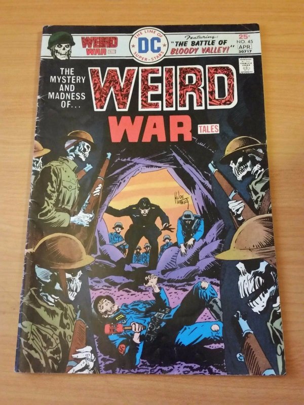 Weird War Tales #45 ~ FINE - VERY FINE VF ~ 1976 DC COMIC