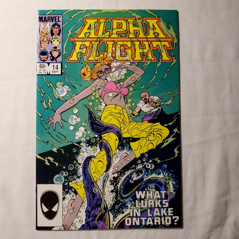 Alpha Flight 14 Near Mint- Story and art by John Byrne