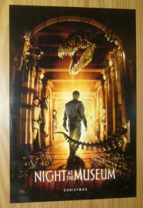 Night at the Museum movie poster - 13.5 x 19.75 - ben stiller - christmas