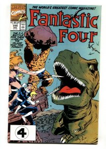 Fantastic Four #346-1990-Time Variance Authority cameo-comic book