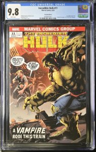 Incredible Hulk #11 CGC 9.8 Tomb of Dracula 17 1974 Vampire Homage Marvel 2024