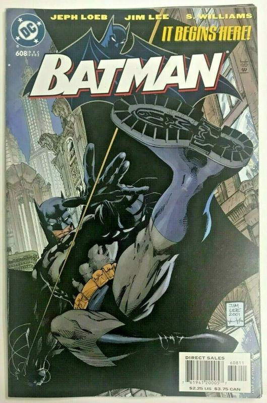 BATMAN#608 VF 2002 JIM LEE ART 'HUSH BEGINS' DC COMICS