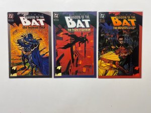 3 Batman Shadow Of The Bat DC Comic Books # 9 10 11 Flash Superman Joker 36 JS28