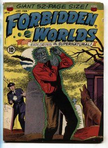 Forbidden Worlds #4 1951-pre-code horror- Werewolf cover comic book