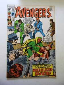 The Avengers #81 (1970) FN Condition