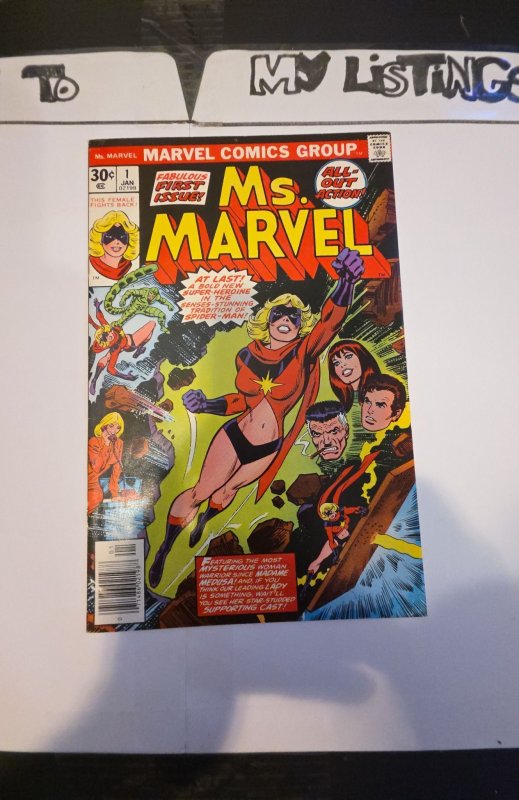 Ms. Marvel #1 (1977)the first fabulous issue and first app Higher grade see phot