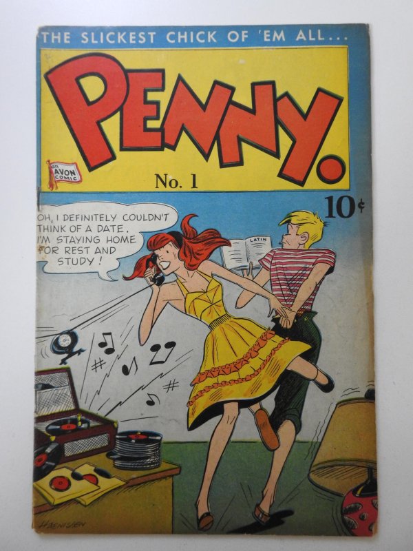 Penny #1  (1947) from Avon Comics! GVG Condition! Tear Back Cover