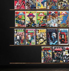 Huge Lot 130+ Comics with The Punisher, X-Factor, Solo Avengers & More!