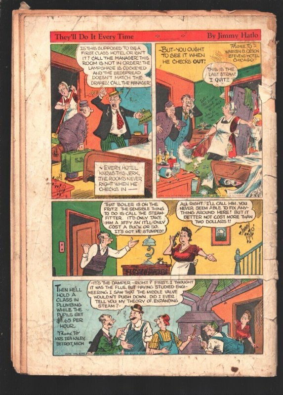 Ace Comics #127 1947-Reprints famous newspaper comic strips in comic book for...