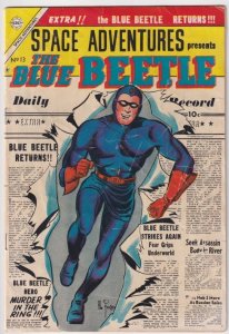 Space Adventures #13 (1954) Blue Beetle!