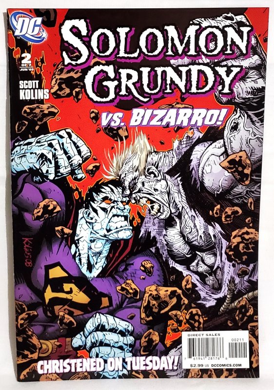 Solomon Grundy #2 vs Bizarro (DC 2009)