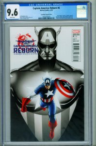 Captain America: Reborn #6 CGC 9.6 2010- Marvel -Cassady variant- 4330292010