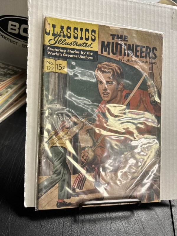 Classics Illustrated 122 The Mutineers #7 GD/VG 3.0 1967 Stock Image Low Grade