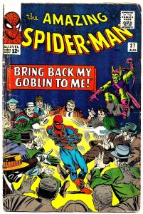 AMAZING SPIDER-MAN #27 (Aug1965) 5.0 VG/FN  All DITKO!  GREEN GOBLIN!