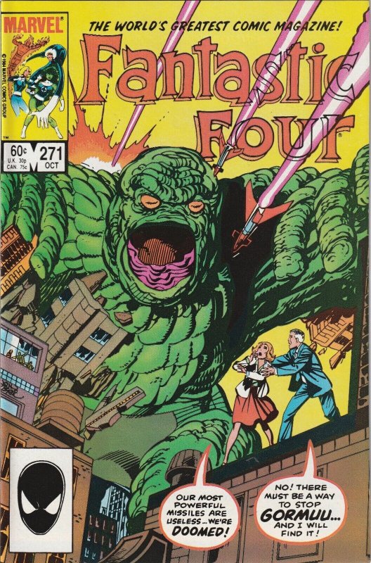 Fantastic Four # 271 VF/NM Marvel 1984 Happy Birthday Reed [I7]