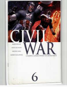 Civil War #6 (2006) Captain America