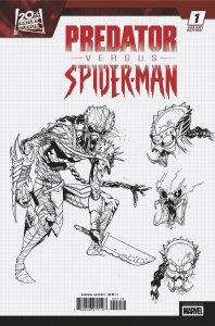 PREDATOR VS SPIDER-MAN (2025) #1 C 1:10 DESIGN VARIANT (NEAR MINT)