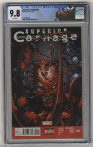 Superior Carnage #5 - CGC 9.8 - 2014 - Clayton Crain Cover!