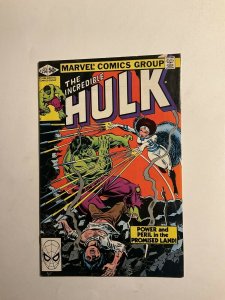 Incredible Hulk 256 Near Mint- Nm- 9.2 First Sabra Marvel  