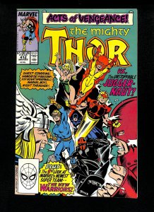 Thor #412 1st New Warriors Juggernaut Beta Ray Bill!