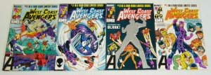 West Coast Avengers #1-4 VF/NM complete series - hawkeye - iron man - set lot