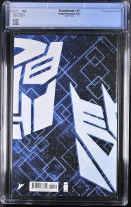 Transformers #1 CGC 9.8 4th Print Image 2024 Void Rivals GI Joe Robert Kirkman