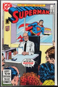 Superman #411 Direct Edition (1985) Superman